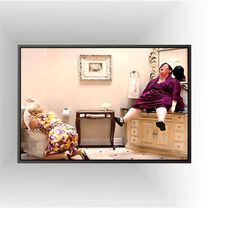 bridesmaids movie poster dress fitting food poisonings scene funny bathroom decor and wall art prints melissa mccarth