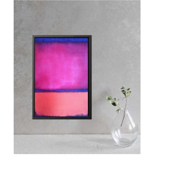 Mark Rothko White Center Canvas/Poster Art Reproduction, Rot | Inspire ...