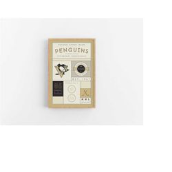 pittsburgh penguins stats print | wall art | vintage poster | penguins hockey