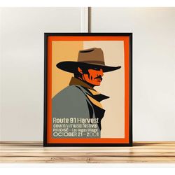 country music festival poster - 2001 route 91