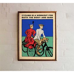french cycling poster - vintage posters - retro