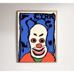 cyrk polish circus poster - polski plakat cyrkowy