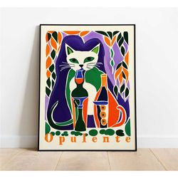 vintage wine poster - french advertising - giclee