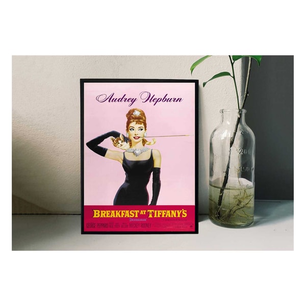 Breakfast at Tiffanys Movie Poster Film/Room Decor Wall - Inspire Uplift