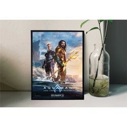 aquaman and the lost kingdom movie poster film/room