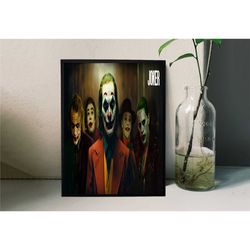 joker movie poster film/room decor wall art/poster gift/canvas
