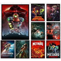 metroid poster-11 models- metroid prime poster - metroid