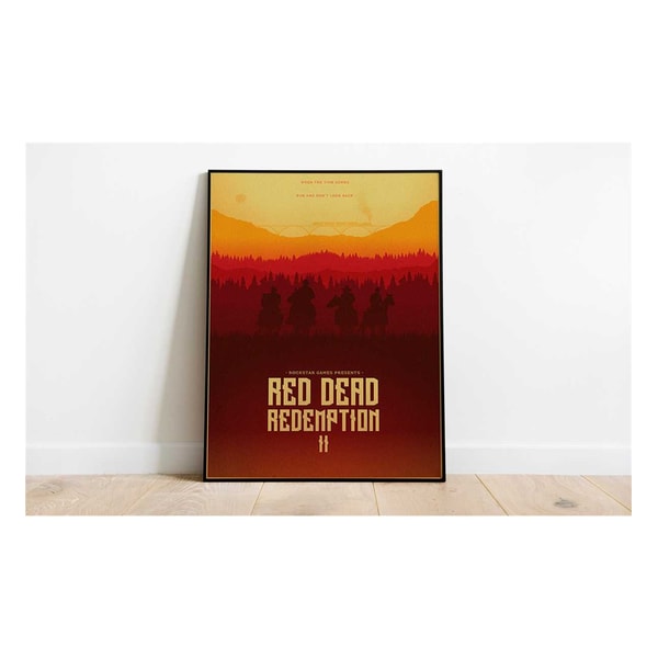 red dead redemption 2 poster - red dead | Inspire Uplift
