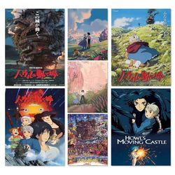 studio ghibli poster- 18 models-spirited away poster-totoro poster-