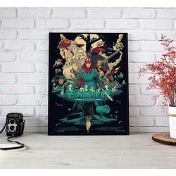 studio ghibli poster- mononoke princess - spirited away