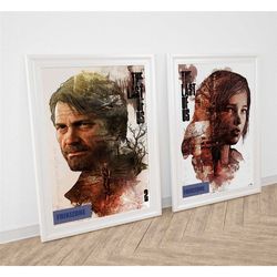the last of us poster- 2 models- the