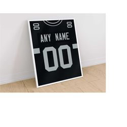 raiders jersey poster