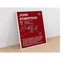 john robertson, hearts v hibernian, football poster