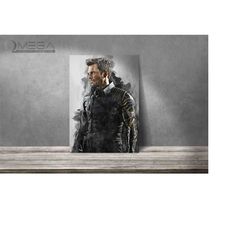 winter soldier poster winter soldier print art bucky barnes print wall art home decor