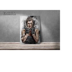 alice poster milla jovovich print resident evil art print wall art home decor