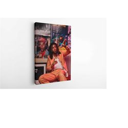 j cole canvas poster, j cole no frame posters, j cole custom print, wall art, home decor, high quality, best gift inacti