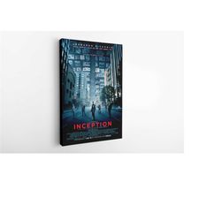 inception movie poster canvas art - high quality silk wall art - room decor - inception poster for gift