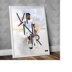 vini jr - real madrid cf / vini jr print / vini jr poster / vini jr art / champions league / vinicius jnior madrid / vin