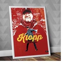 jrgen klopp / jrgen klopp print / jrgen klopp poster / jrgen klopp art / jrgen klopp liverpool / liverpool poster / live