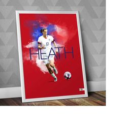 tobin heath - usa national team / tobin heath print / tobin heath usa / tobin heath poster / soccer poster / soccer prin