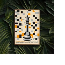 tokyo chess club poster | nerima club, board game art, japan culture decor, japanese shogi pieces, traditional advertisi
