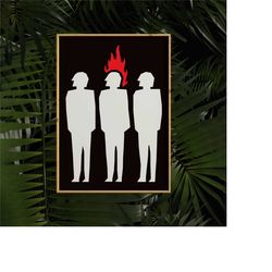 punk's not dead poster - minimalist illustration - punk rock music - music artwork - album cover wall art