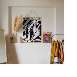 madrid jazz festival poster - vintage spanish art print giclee reproduction - retro advertising wall art - mailed poster