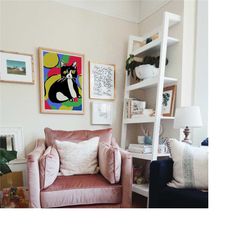 chubby kitten pop-art poster - giclee reproduction poster - cubism painting wall art prints - 24x36 poster. collectible