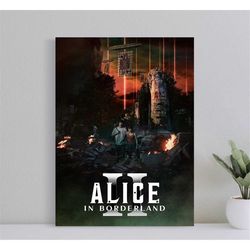 alice in borderland movie tv poster, art poster