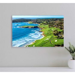 mouse pad of pebble beach california golf course