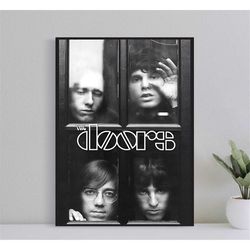 the doors window poster, film print, wall art,
