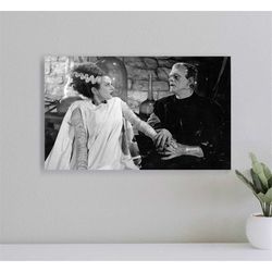 the bride of frankenstein movie poster, wall art