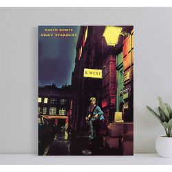 david bowie ziggy stardust k.west alley poster, wall