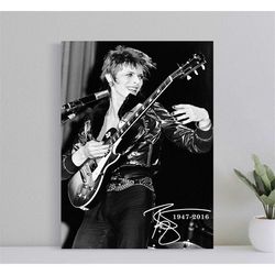 david bowie live gibson les paul guitar poster,