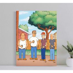 king of the hill movie poster, wall art