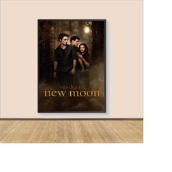 the twilight saga new moon movie poster print, canvas wall art, room decor, movie art, gifts for him/her, wall art print