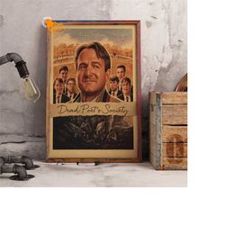dead poets society retro poster, kraft paper print, movie wall art gift
