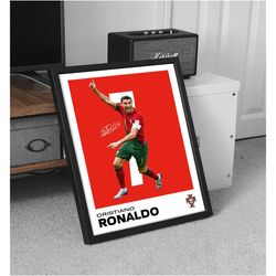 cristiano ronaldo poster - perfect for fans! -