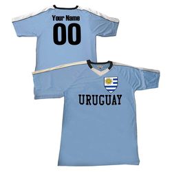 customize a uruguayan soccer jersey, unique uruguay shield