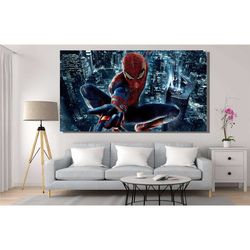 spider-man poster, spider-man canvas wall art, spider-man wall