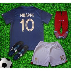 france 2022 home kylian mbappe 10 kids soccer