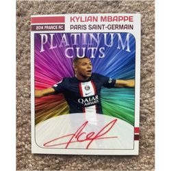 kylian mbappe 2022 custom rookie card facsimile autograph