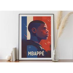 poster mbappe - room decoration - world cup