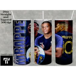 mbappe tumbler 20 oz skinny | stitch |