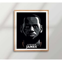 sport design - king lebron james - painting