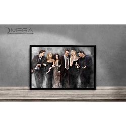 friends poster friends print art print wall art