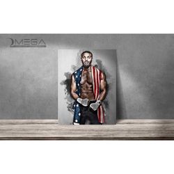 creed poster creed print adonis johnson art print