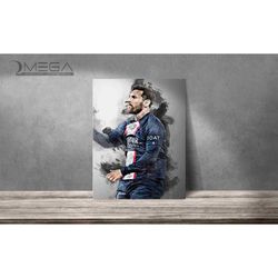 lionel messi poster lionel messi print football art