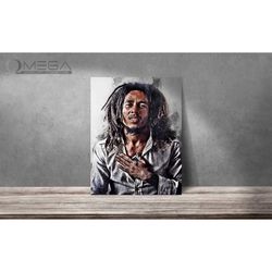bob marley poster bob marley print art print