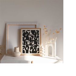 scandinavian poster, contemporary art, scandinavian decor, simple abstract art, neutral wall art, modern art print, mid